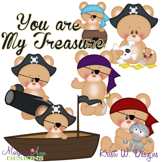 You Are My Treasure SVG Cutting Files Includes Clipart - Click Image to Close